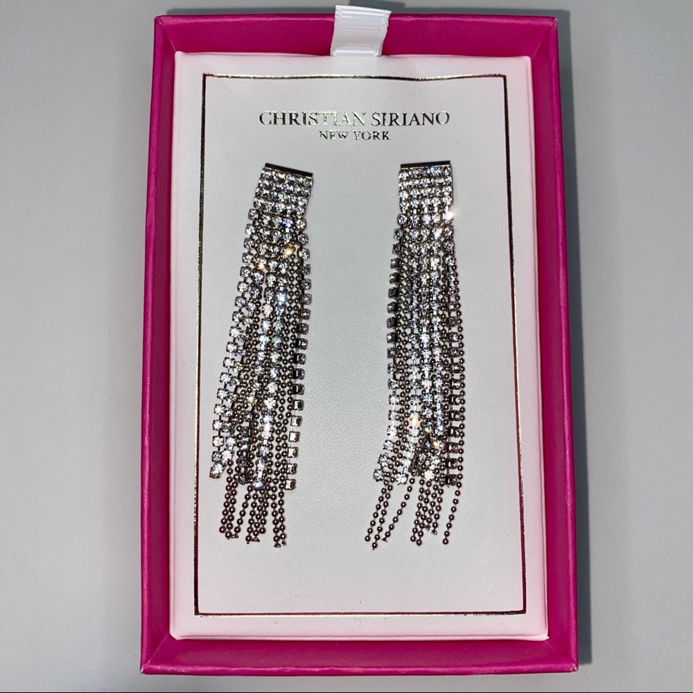 *NEVER USED* Christian Siriano Silver Earrings